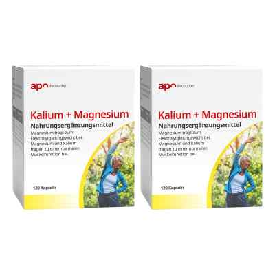 Kalium und Magnesium Aktiv Kapseln 2x120 stk von apo.com Group GmbH PZN 08101874