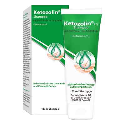 Ketozolin 2% Shampoo 120 ml von DERMAPHARM AG PZN 02837759