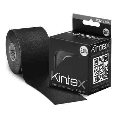 Kintex Kinesiologie Tape classic 5 cm x 5 m schwarz
