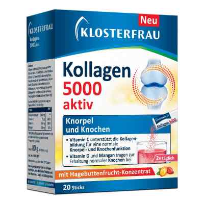 Klosterfrau Kollagen 5000 Aktiv Granulat Sticks 20 stk von MCM KLOSTERFRAU Vertr. GmbH PZN 18378383