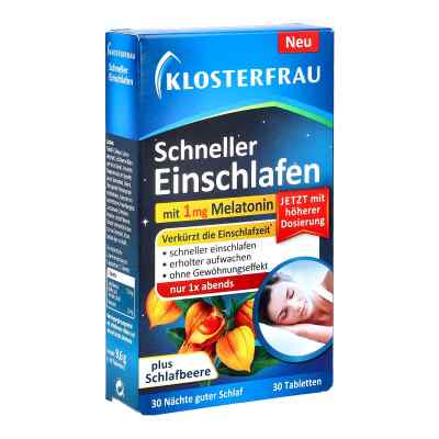 Klosterfrau Schneller Einschlafen Tabletten 30 stk von MCM KLOSTERFRAU Vertr. GmbH PZN 17857408