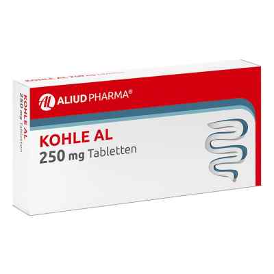 Kohle Al 250 mg Tabletten 20 stk von ALIUD Pharma GmbH PZN 16240775