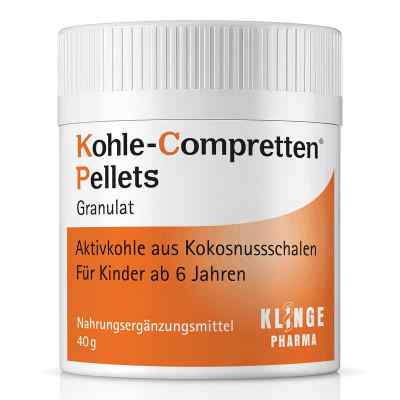 Kohle Compretten Pellets Granulat
