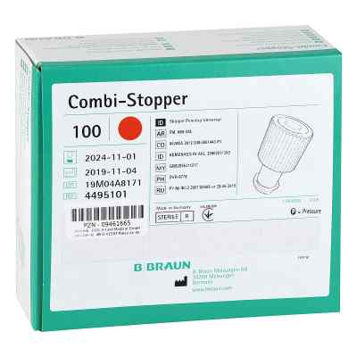 Kombi Stopper Verschlusskonen rot 100 stk von 1001 Artikel Medical GmbH PZN 09461665