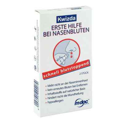 Kwizda Erste Hilfe bei Nasenbluten Nasenstöpsel 2 stk von Dr.Dagmar Lohmann pharma + medic PZN 00167616