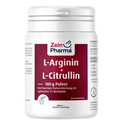 L-Arginin + L-Citrullin 180 g Pulver 180 g von ZeinPharma Germany GmbH PZN 18846915