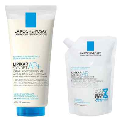 La Roche Posay Lipikar Syndet Ap+ Duschgel+Nachfüllpack