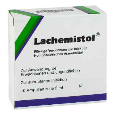 Lachemistol Ampullen 10 stk von Wiedemann Pharma GmbH PZN 02074103