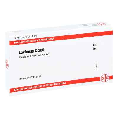 Lachesis C200 Ampullen 8X1 ml von DHU-Arzneimittel GmbH & Co. KG PZN 11706803