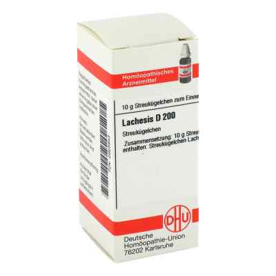 Lachesis D200 Globuli 10 g von DHU-Arzneimittel GmbH & Co. KG PZN 02925943