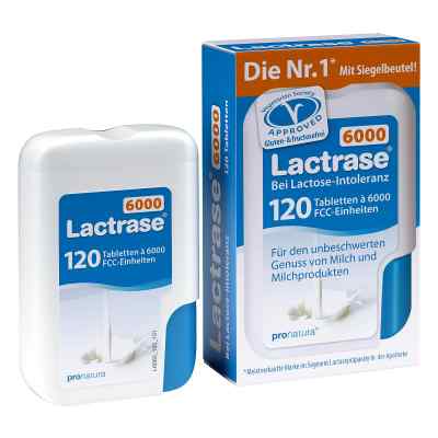 Lactrase 6.000 Fcc Tabletten im Klickspender 120 stk von Pro Natura Gesellschaft für gesu PZN 10950139