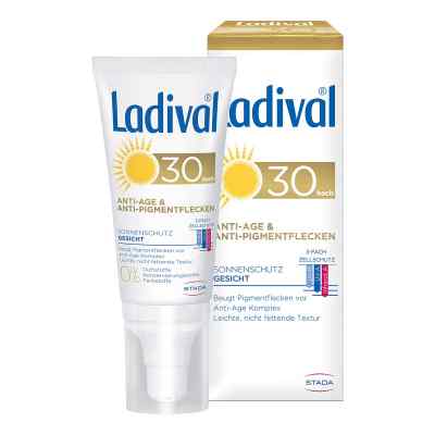 Ladival Anti-Age und Anti-Pigmentflecken Sonnencreme LSF30 50 ml von STADA Consumer Health Deutschlan PZN 15864137