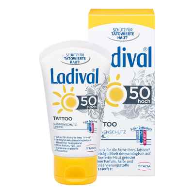 Ladival Tattoo Sonnencreme für tätowierte Haut LSF50
