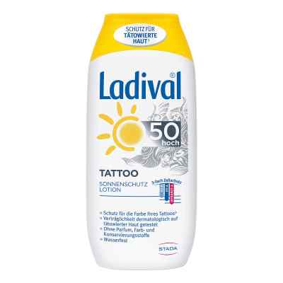 Ladival Tattoo Sonnenschutz Lotion für tätowierte Haut LSF50