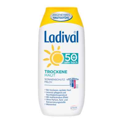 Ladival trockene Haut Milch Lsf 50+ 200 ml von STADA GmbH PZN 11168501