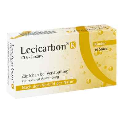 Lecicarbon K CO2-Laxans für Kinder 10 stk von athenstaedt GmbH & Co KG PZN 04018965