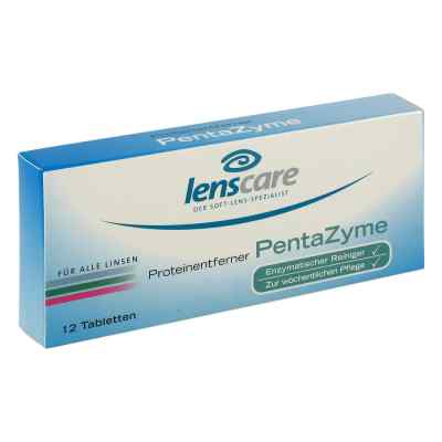 Lenscare Pentazyme Proteinentferner Tabletten 12 stk von 4 CARE GmbH PZN 01166837