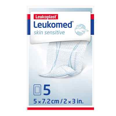 Leukomed Skin Sensitive Steril 5x7,2 Cm 5 stk von BSN medical GmbH PZN 17410989