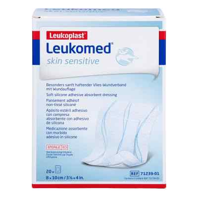 Leukomed Skin Sensitive Steril 8x10 Cm 20 stk von B2B Medical GmbH PZN 18469921