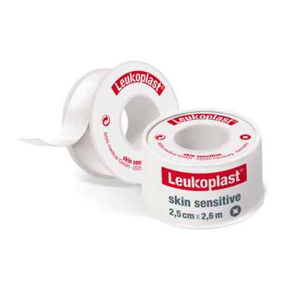 Leukoplast Skin Sensitive 2,5 cmx2,6 m mit Schutzr. 1 stk von BSN medical GmbH PZN 15190897