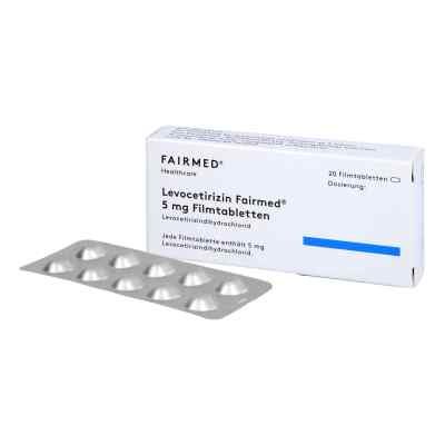 Levocetirizin Fairmed 5 mg Filmtabletten 20 stk von Fairmed Healthcare GmbH PZN 16580761