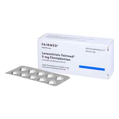 Levocetirizin Fairmed 5 mg Filmtabletten 50 stk von Fairmed Healthcare GmbH PZN 16580778