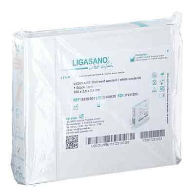 Ligasano Roll Weiß Verb.0,6x2,5x300 Cm Unsteril 1 stk von LIGAMED medical Produkte GmbH PZN 17251203