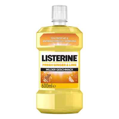 Listerine Fresh Ginger & Lime Mundspülung 600 ml von Johnson & Johnson GmbH (OTC) PZN 17395965