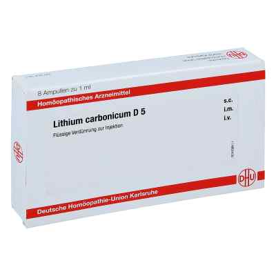 Lithium Carbonicum D5 Ampullen 8X1 ml von DHU-Arzneimittel GmbH & Co. KG PZN 11706996