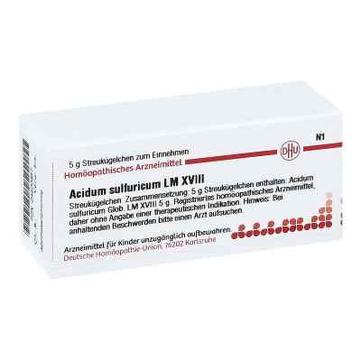 Lm Acidum Sulfuricum Xviii Globuli 5 g von DHU-Arzneimittel GmbH & Co. KG PZN 04500857