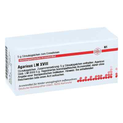 Lm Agaricus Xviii Globuli 5 g von DHU-Arzneimittel GmbH & Co. KG PZN 04501124