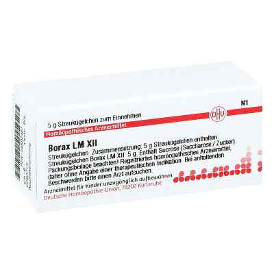 Lm Borax Xii Globuli 5 g von DHU-Arzneimittel GmbH & Co. KG PZN 04502483