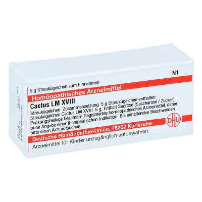 Lm Cactus Xviii Globuli 5 g von DHU-Arzneimittel GmbH & Co. KG PZN 04502721