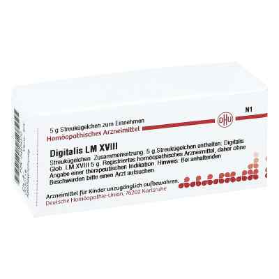Lm Digitalis Xviii Globuli 5 g von DHU-Arzneimittel GmbH & Co. KG PZN 04504370