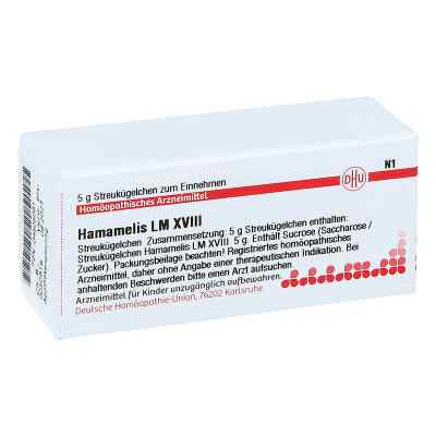 Lm Hamamelis Xviii Globuli 5 g von DHU-Arzneimittel GmbH & Co. KG PZN 04505091