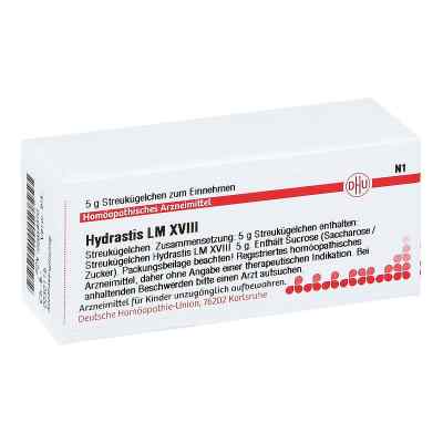 Lm Hydrastis Xviii Globuli 5 g von DHU-Arzneimittel GmbH & Co. KG PZN 02659370