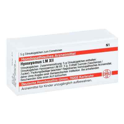 Lm Hyoscyamus Xii Globuli 5 g von DHU-Arzneimittel GmbH & Co. KG PZN 02677899