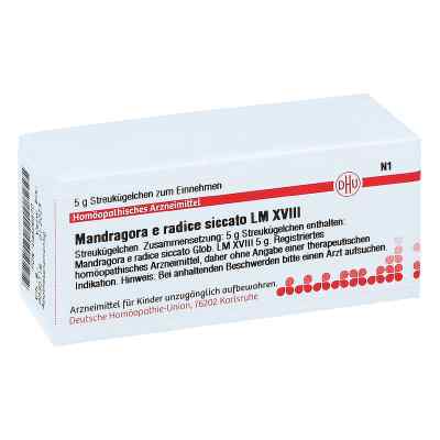 Lm Mandragora E Rad. Xviii Globuli 5 g von DHU-Arzneimittel GmbH & Co. KG PZN 04506570
