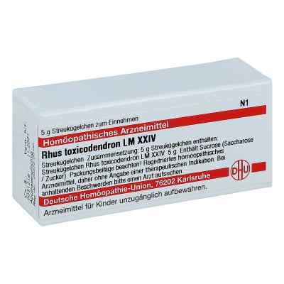 Lm Rhus Tox. Xxiv Globuli 5 g von DHU-Arzneimittel GmbH & Co. KG PZN 02678775