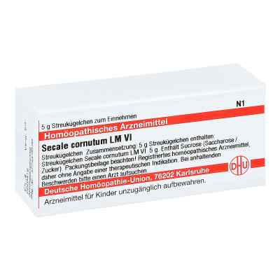Lm Secale Cornutum Vi Globuli 5 g von DHU-Arzneimittel GmbH & Co. KG PZN 02660002