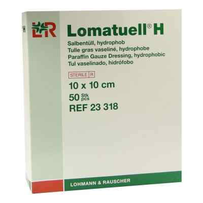 Lomatuell H Salbentüll 10x10 cm st.23318 50 stk von Lohmann & Rauscher GmbH & Co.KG PZN 03275631