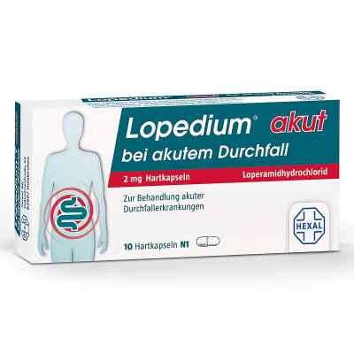 Lopedium® akut bei akutem Durchfall 2 mg Hartkapseln