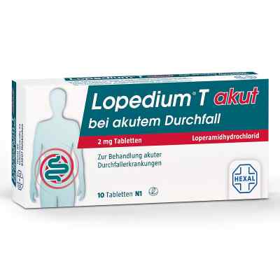 Lopedium® T akut bei akutem Durchfall 2 mg Tabletten