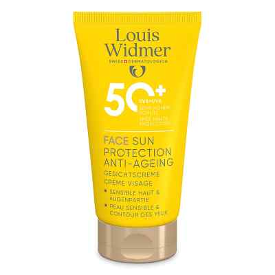 Louis Widmer Face Sun Protection Anti-Ageing 50 unparfümiert 50 ml von LOUIS WIDMER GmbH PZN 18441940