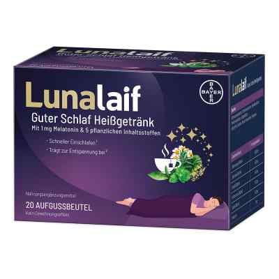 Lunalaif Guter Schlaf Heißgetränk Beutel 20 stk von LABIALFARMA - LABORATORIO DE PRO PZN 17987619