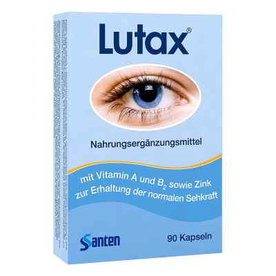 Lutax 10 mg Lutein Kapseln 90 stk von Santen GmbH PZN 01045016