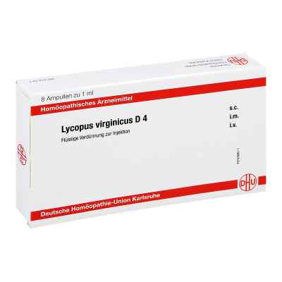 Lycopus Virginicus D4 Ampullen 8X1 ml von DHU-Arzneimittel GmbH & Co. KG PZN 11707122