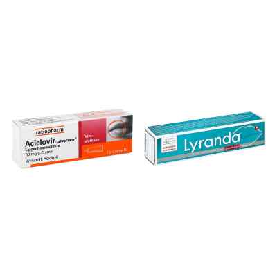 Lyranda Kautabletten + Aciclovir-ratiopharm Lippenherpescreme