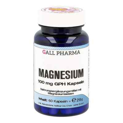 Magnesium 100 mg Kapseln 60 stk von Hecht-Pharma GmbH PZN 00117908