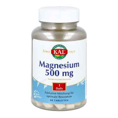 Magnesium 500 mg Tabletten 60 stk von Supplementa GmbH PZN 16865682